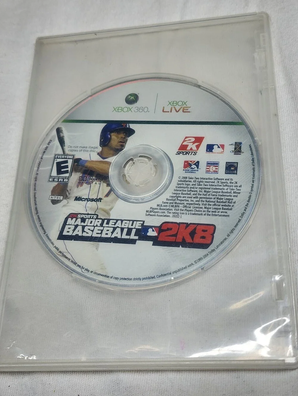 Major League Baseball 2K8 Game For Xbox 360